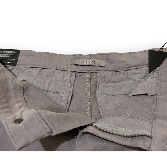 JOE’S Shorts Men's Abalone Trouser Grey Pockets Size 38 New - Picture 3 of 6
